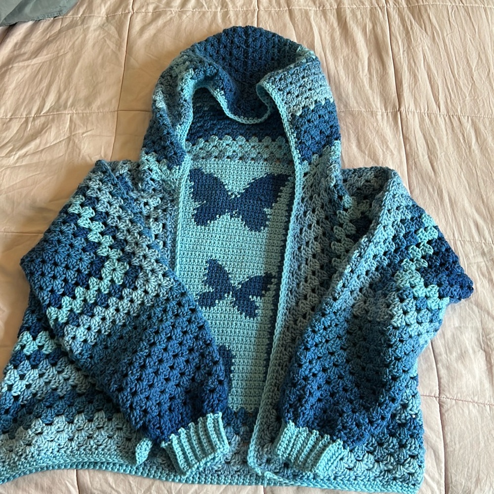 Custom commission Crochet Sweater Listing - Picture 2 of 4